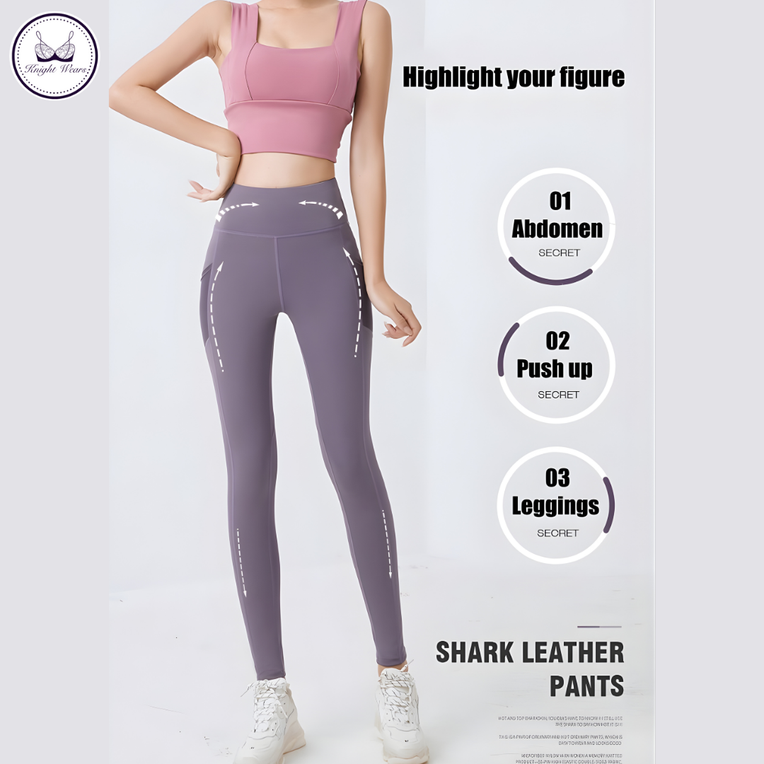 High-Waist Yoga Pants – Tummy Control Leggings