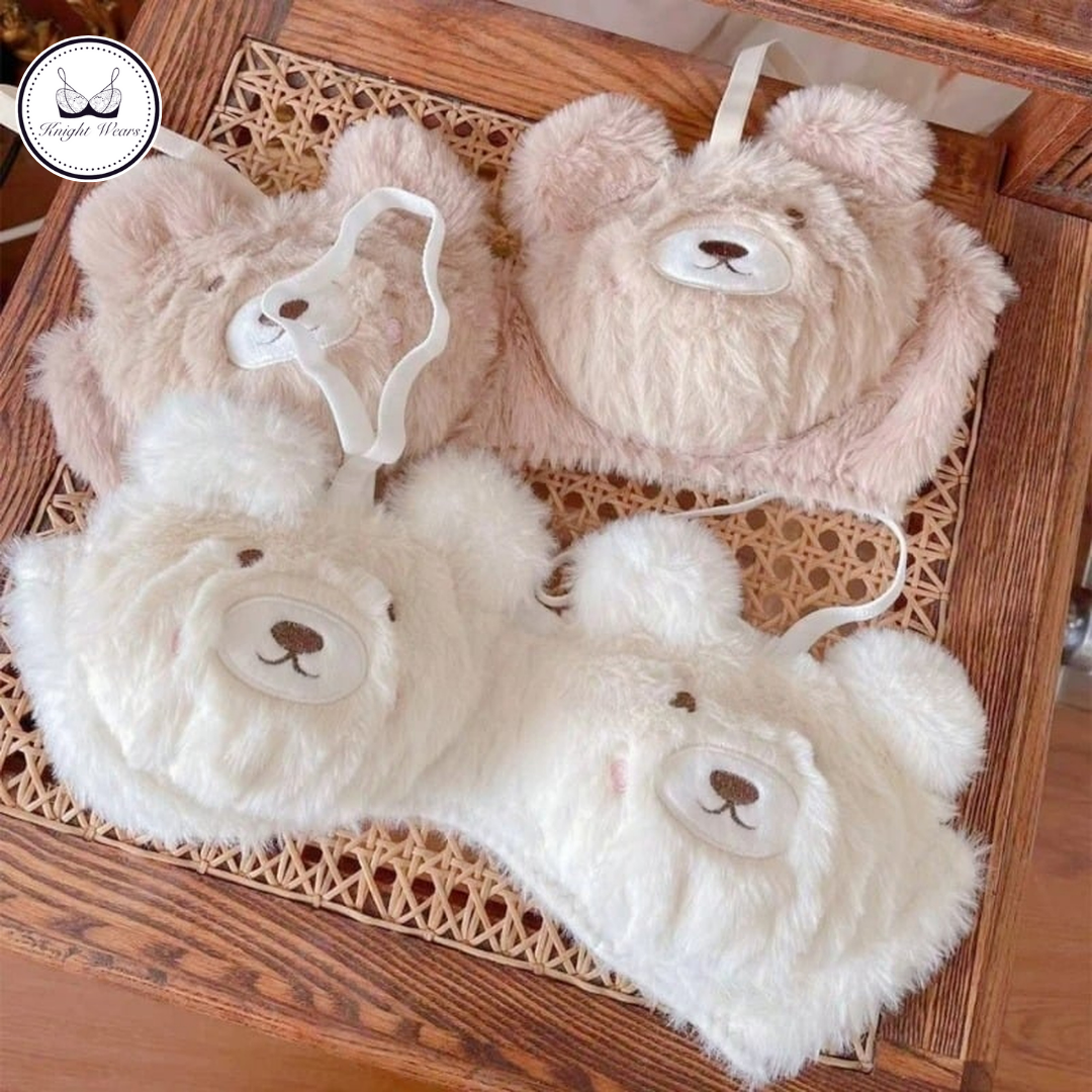 Chic Teddy Bear Themed Women’s Lingerie