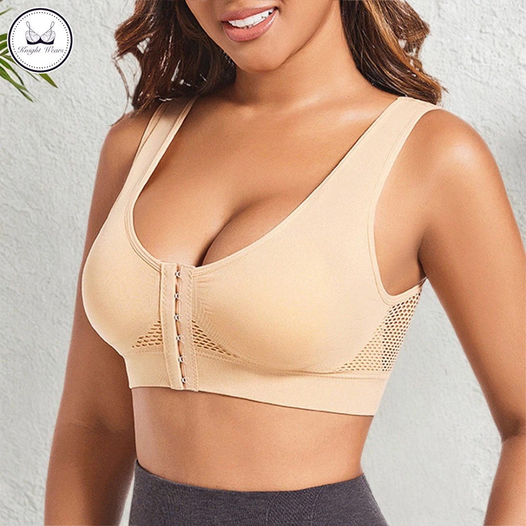 Front Fastening Wireless Pushup Bra