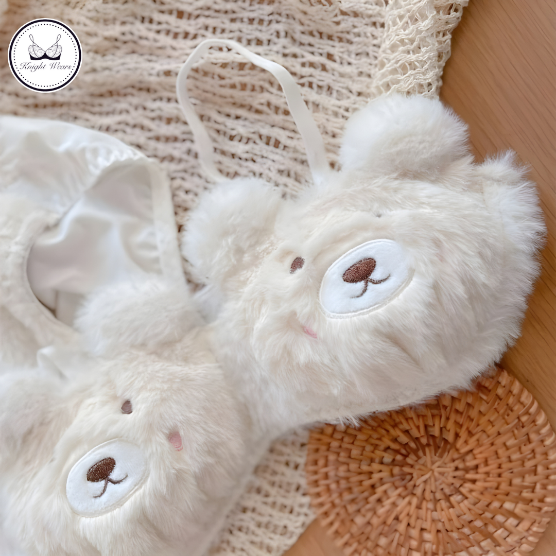 Chic Teddy Bear Themed Women’s Lingerie