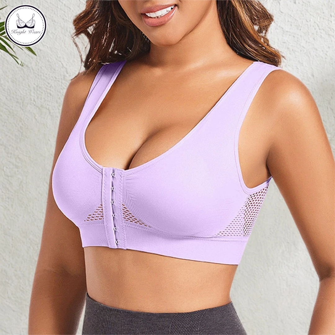 Front Fastening Wireless Pushup Bra