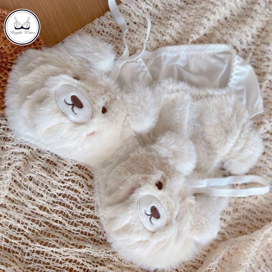 Chic Teddy Bear Themed Women’s Lingerie