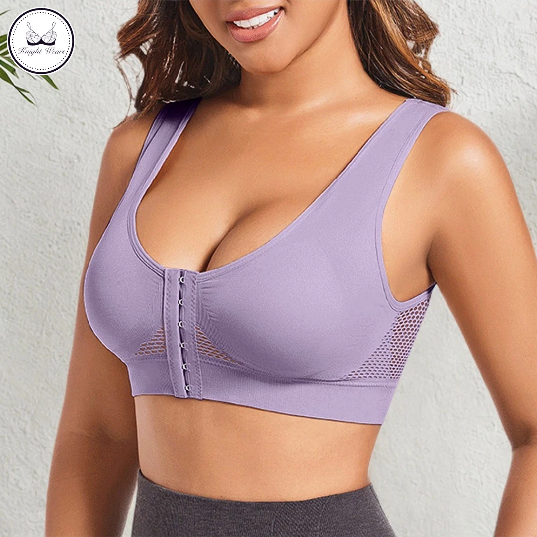 Front Fastening Wireless Pushup Bra