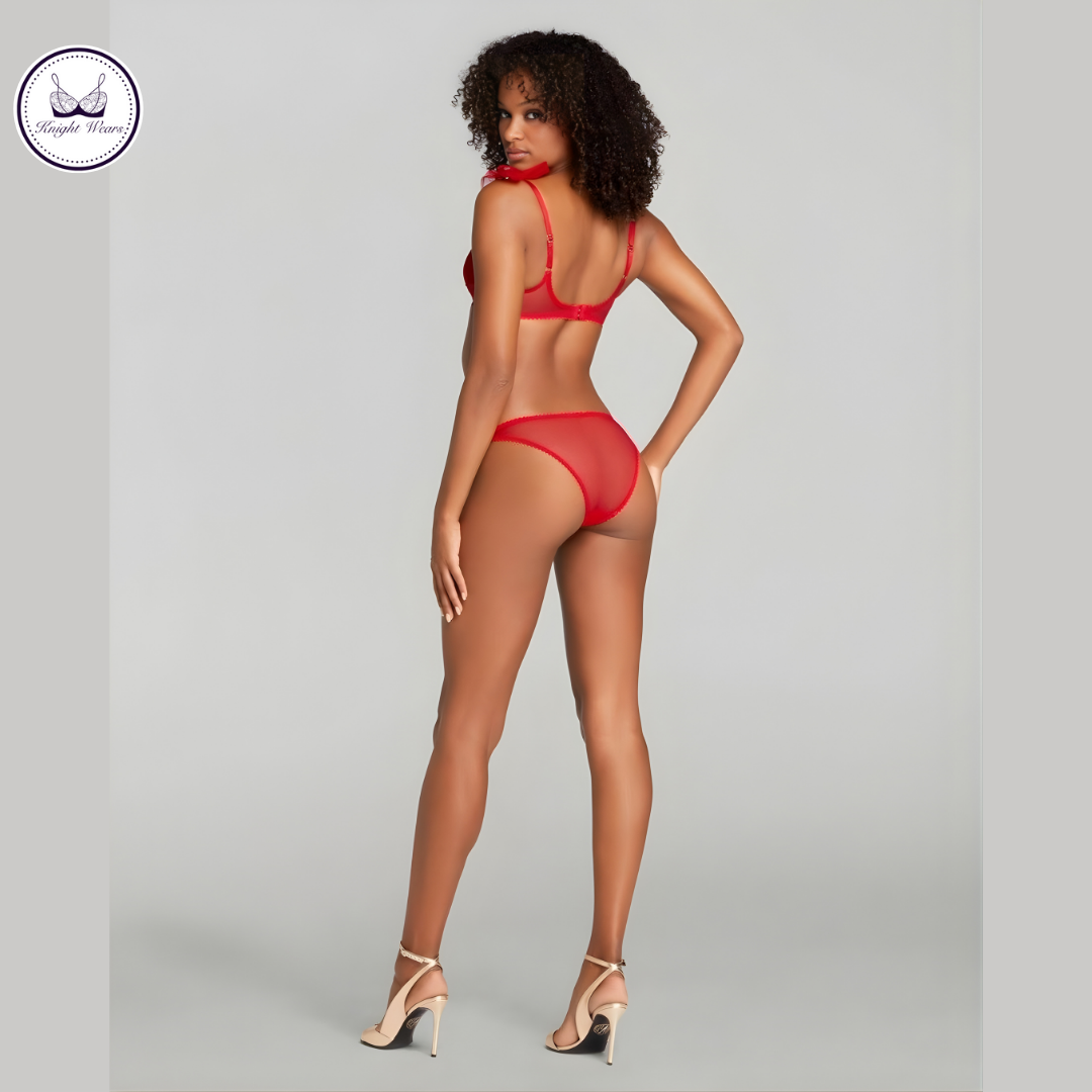 Christmas Bow Lingerie Set