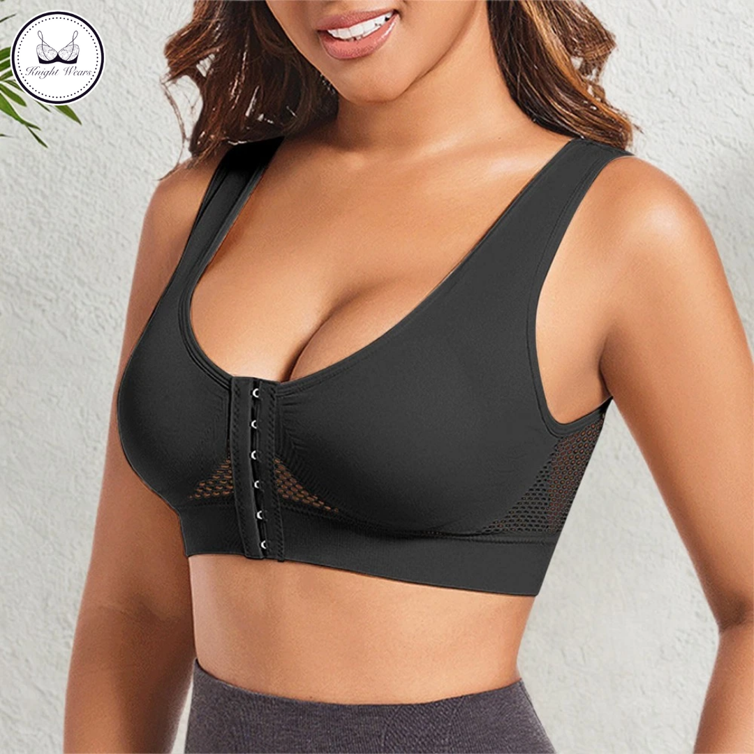 Front Fastening Wireless Pushup Bra